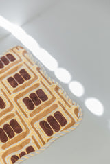 FOXY YELLOW PLACEMAT SET x4