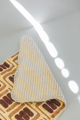 FOXY YELLOW PLACEMAT SET x4