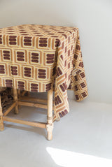 FOXY YELLOW TABLECLOTH