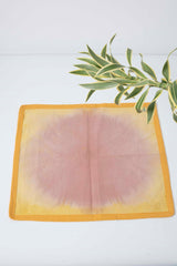 INDIRA ORANGE TIE-DYE PLACEMAT SET x2