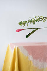 INDIRA ORANGE TIE-DYE TABLECLOTH