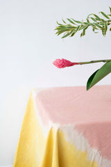 INDIRA ORANGE TIE-DYE TABLECLOTH