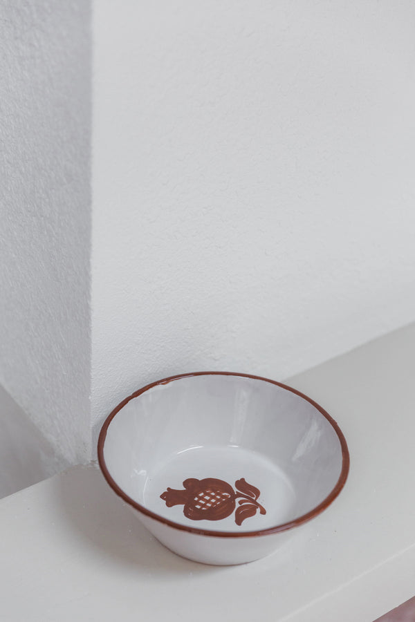 POPULAR HAND PAINTED FLAT SERVING BOWL